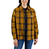 Loose Fit Heavyweight Twill Long-Sleeve Plaid Shirt