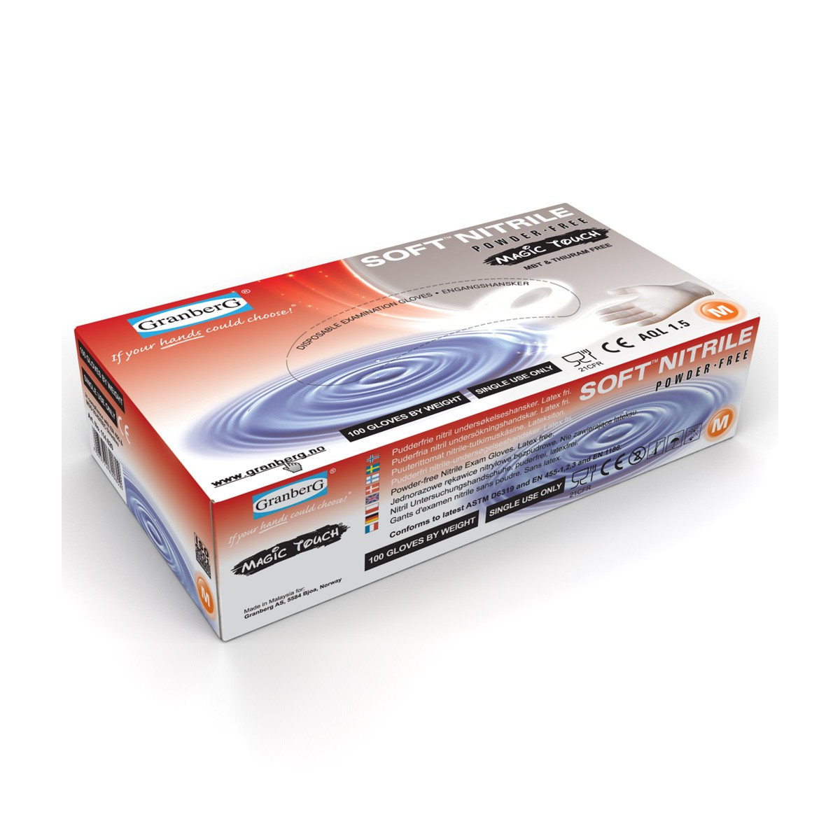 Одноразовые перчатки Magic Touch® Soft Nitrile™