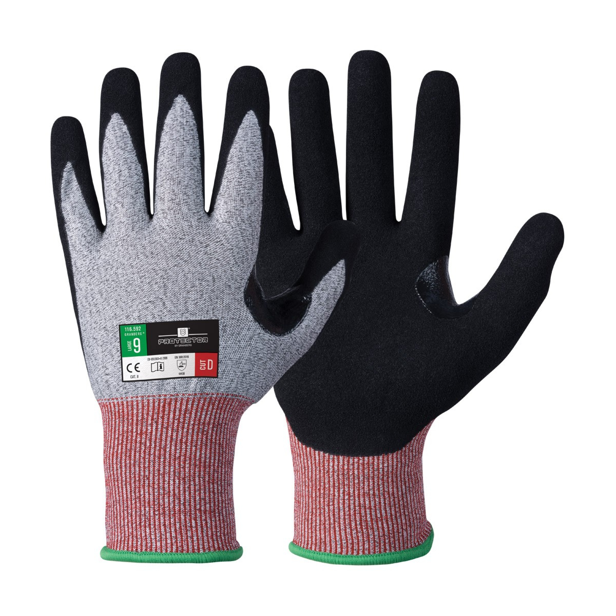 Совместимые с сенсорным экраном перчатки Protector, Oeko-Tex® 100 Approved Touch, 12 пар
