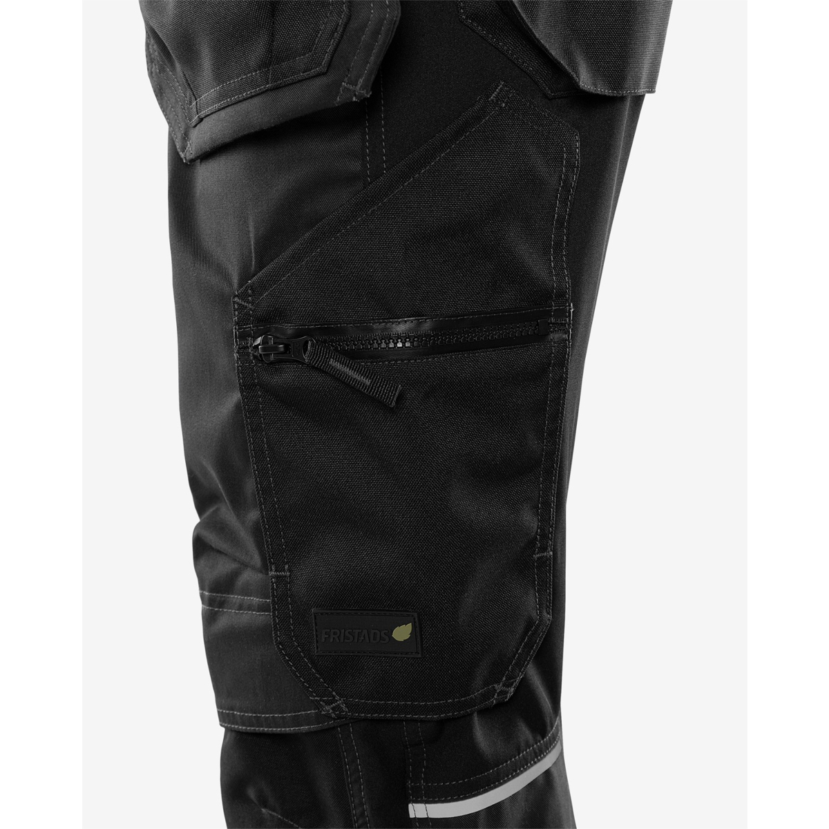 Зеленые брюки-пираты Craftman stretch 2903 GWM
