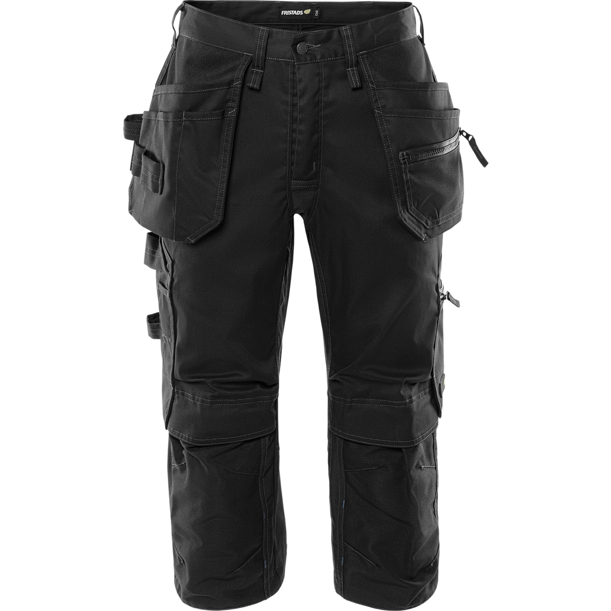 Зеленые брюки-пираты Craftman stretch 2903 GWM
