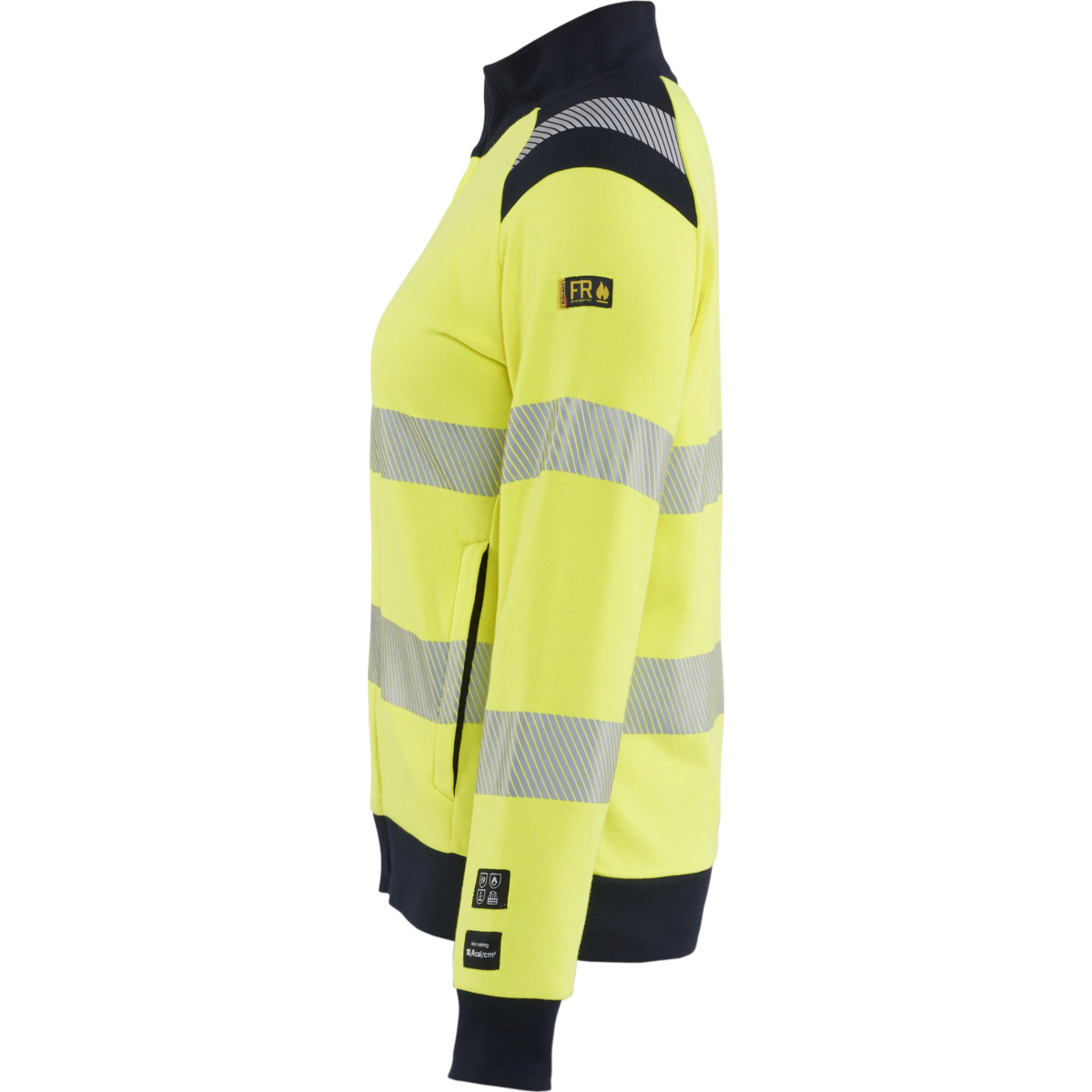Женская толстовка Multinorm Hi-Vis на молнии, модель 3471.