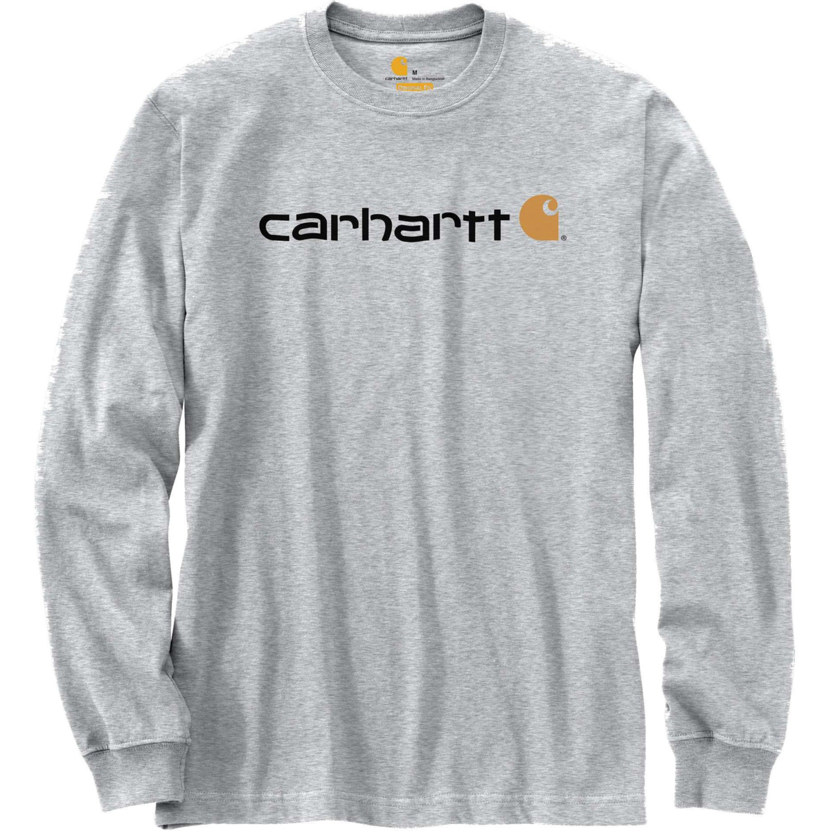 Плотная футболка свободного кроя с длинными рукавами и логотипом