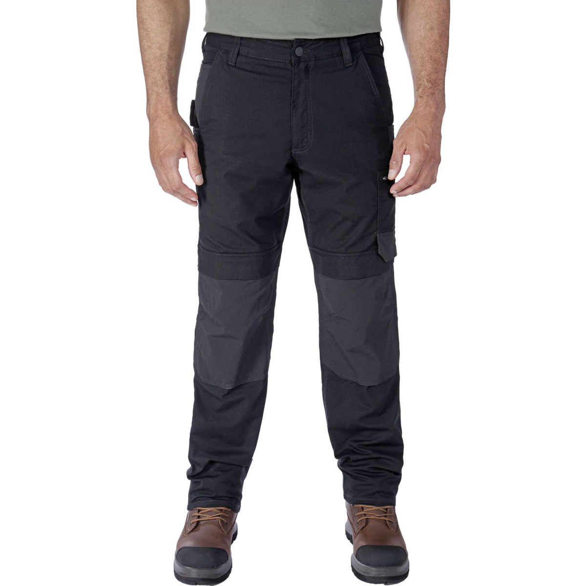 Relaxed Straight Steel Rugged Flex™ Ripstop Double-Front Cargo Trousers