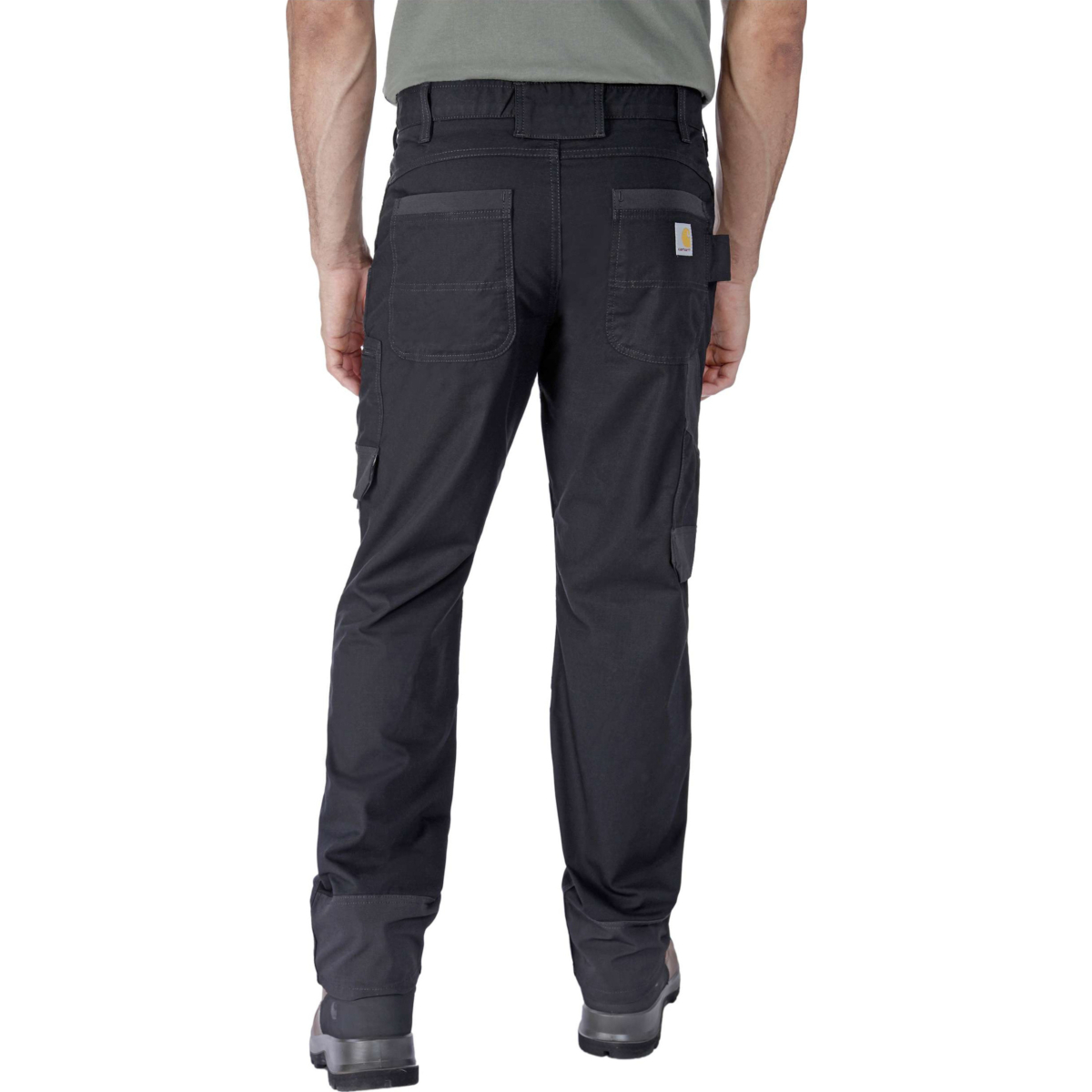 Relaxed Straight Steel Rugged Flex™ Ripstop Double-Front Cargo Trousers