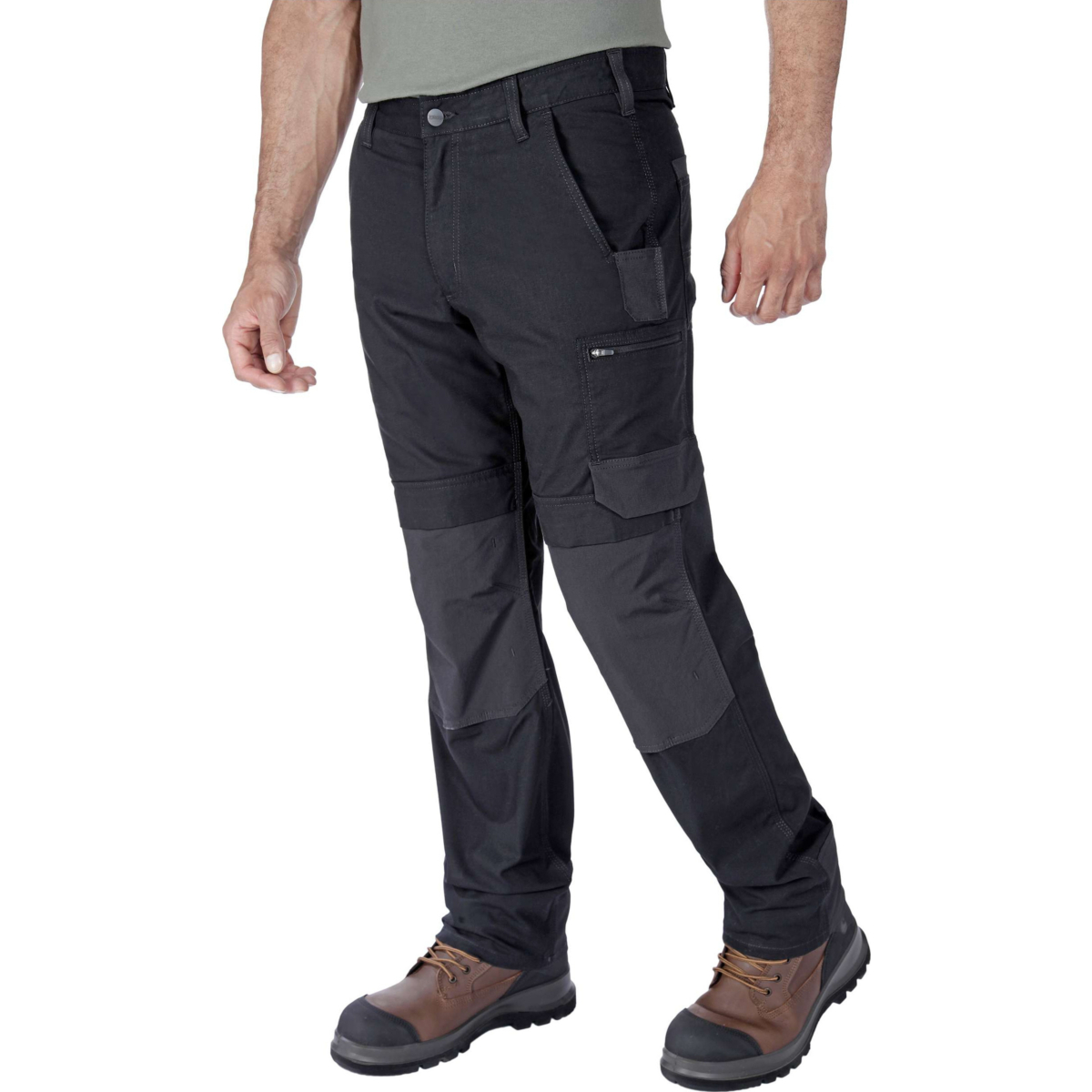 Relaxed Straight Steel Rugged Flex™ Ripstop Double-Front Cargo Trousers