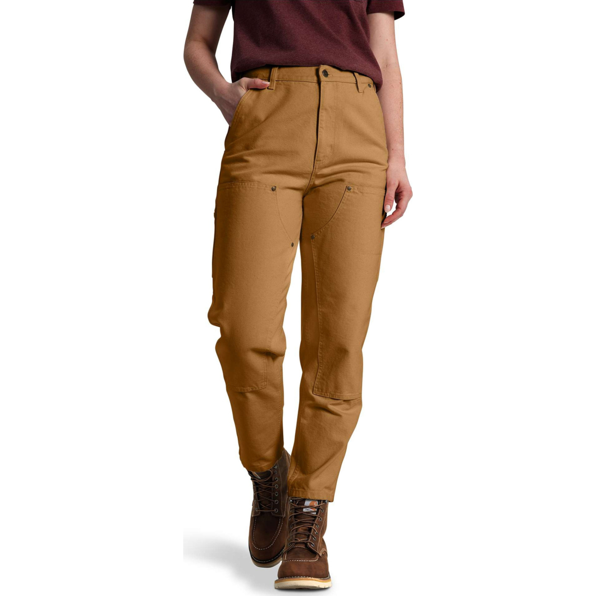 The Vintage Fit Double-Front Canvas Trousers