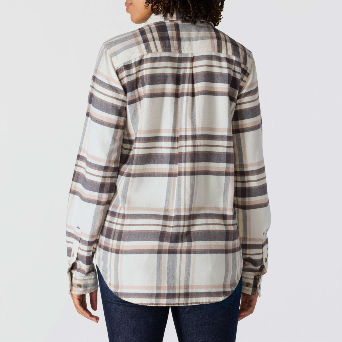 TENCEL™ Fibre Series Relaxed Fit Long-Sleeve Flannel Shirt