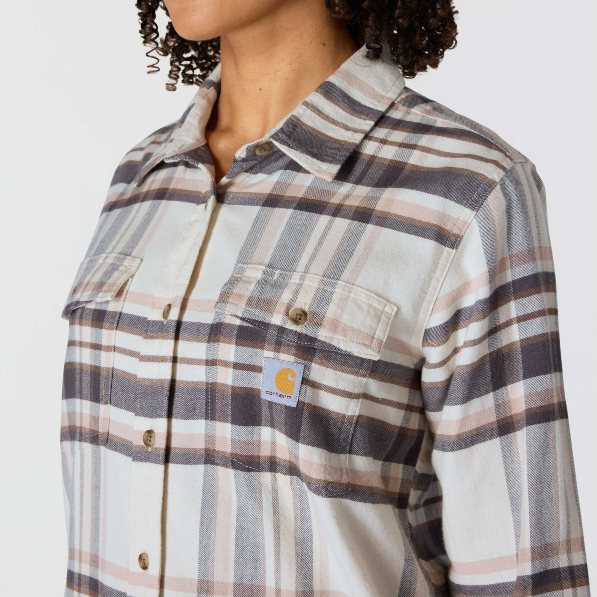 TENCEL™ Fibre Series Relaxed Fit Long-Sleeve Flannel Shirt