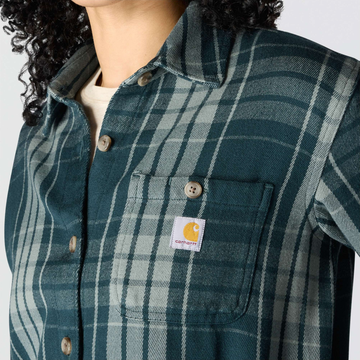 TENCEL™ Fibre Series Loose Fit Twill Check Shirt