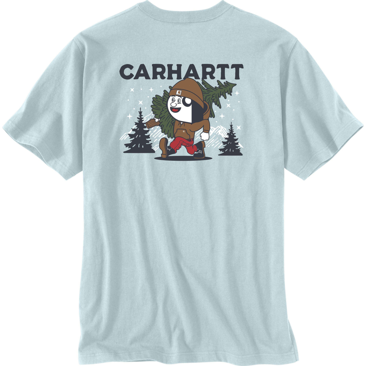 Relaxed Fit Heavyweight Short-Sleeve Pocket Outdoor Graphic T-Shirt