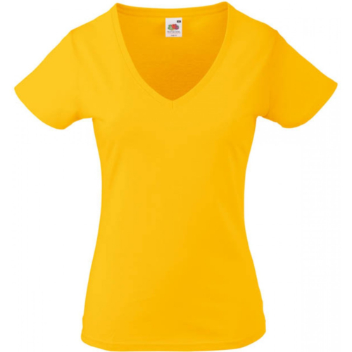 Футболка Lady Fit Valueweight с V-образным вырезом, 10 шт.