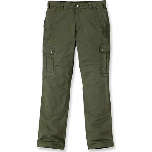 Relaxed Straight Ripstop Double Front Cargo Trousers