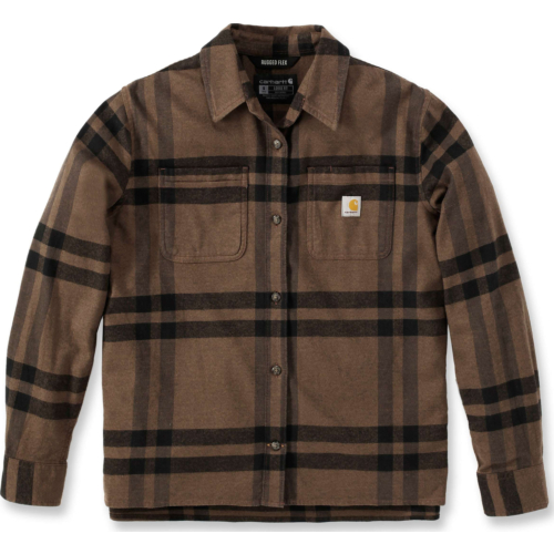 Rugged Flex™ Loose Fit Midweight Flannel Long-Sleeve Plaid Shirt