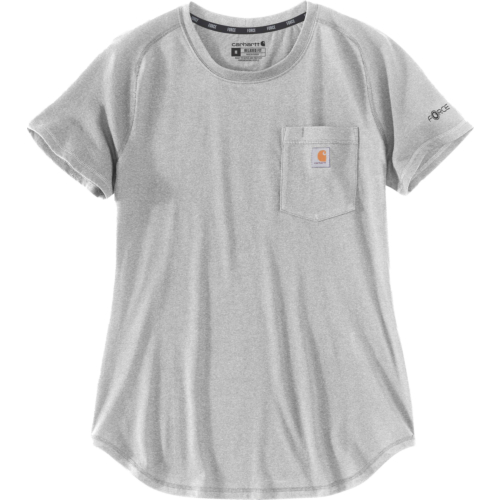Футболка Carhartt Force™ свободного кроя средней плотности с карманом